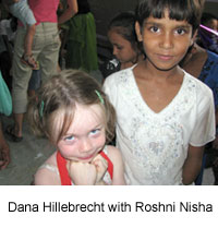 Dana Hillebrecht with Roshni Nisha