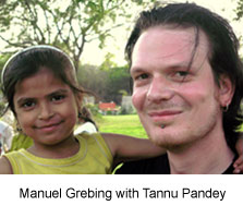 Manuel Grebing with Tannu Pandey